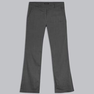 EILEEN FISHER Linen Viscose Stretch Italian Yarn Pants Charcoal Gray 6